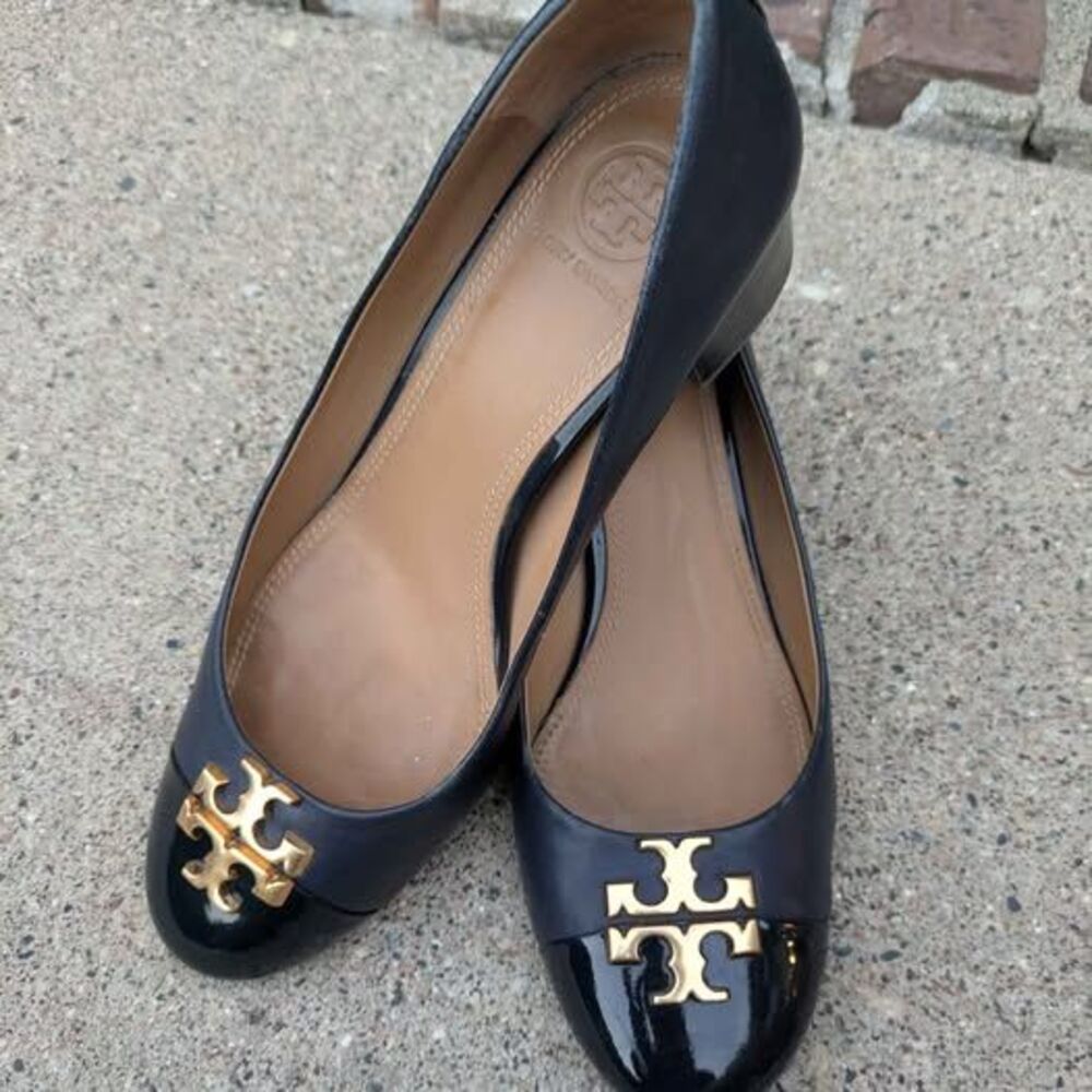 Tory Burch Navy Pumps ~ sz 7.5